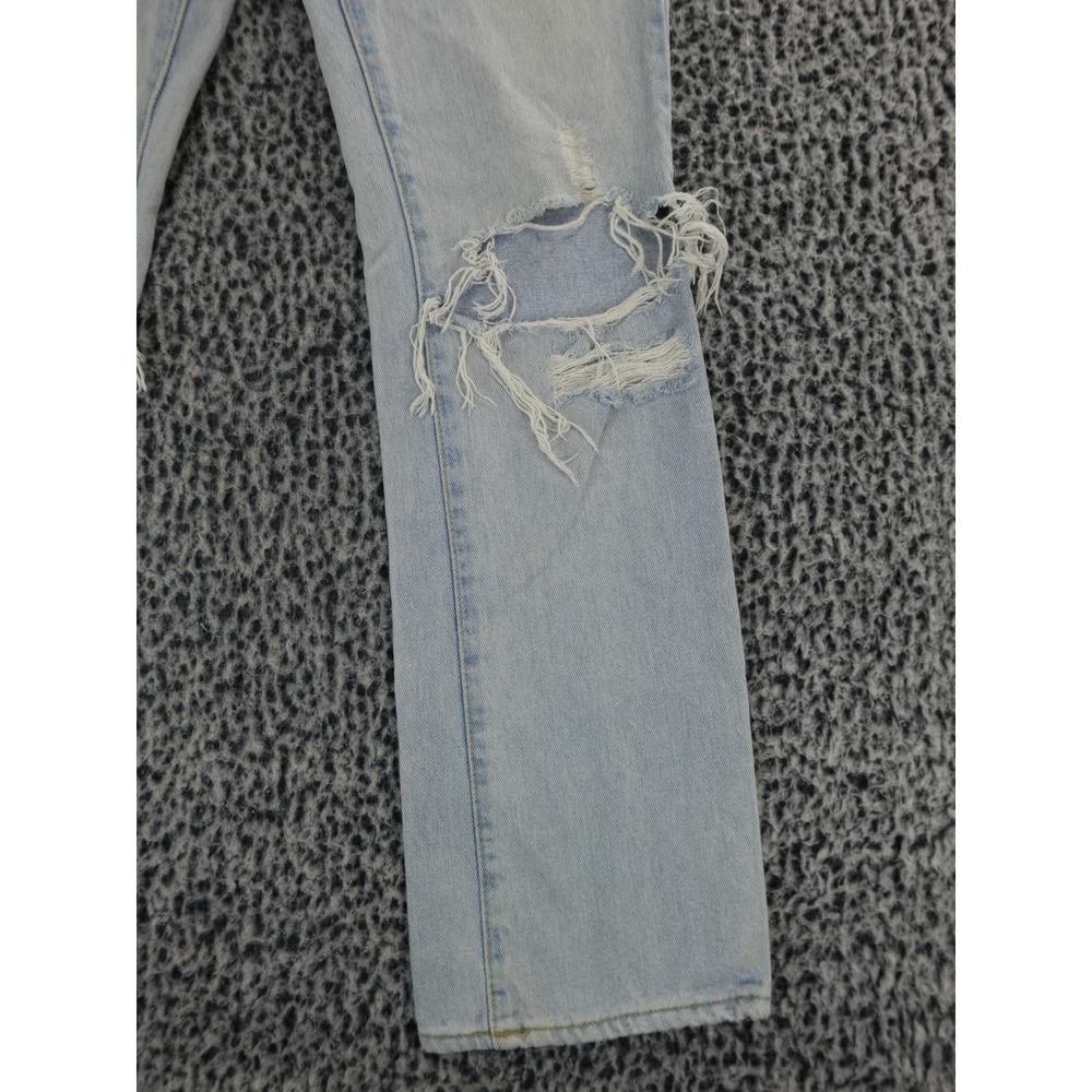 BDG Bootcut Distressed High Rise Straight Leg Jeans Light Wash 27x30‎ - Picture 4 of 12